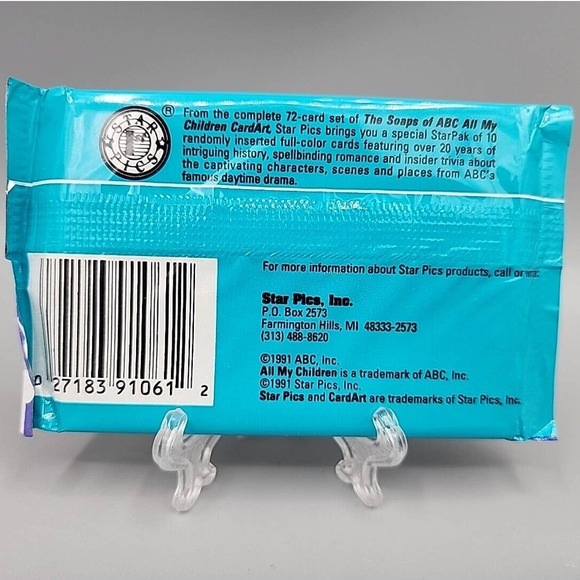 The Soaps of ABC All My Children Card Pack-Factory Sealed Vintage 1991 - Picture 2 of 4